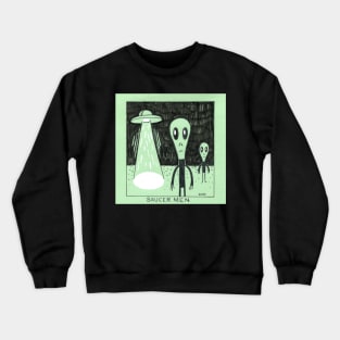 Retro Saucer Men Crewneck Sweatshirt